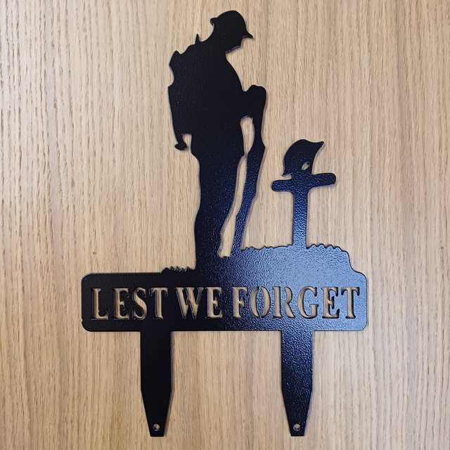 Lest We Forget Soldier Garden Spike