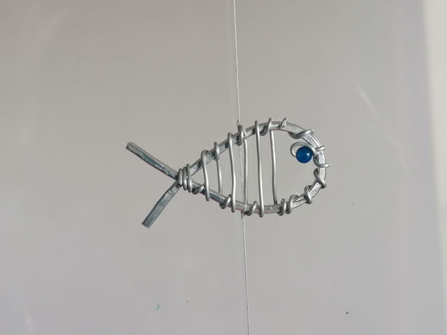 Suspension poissons en aluminium