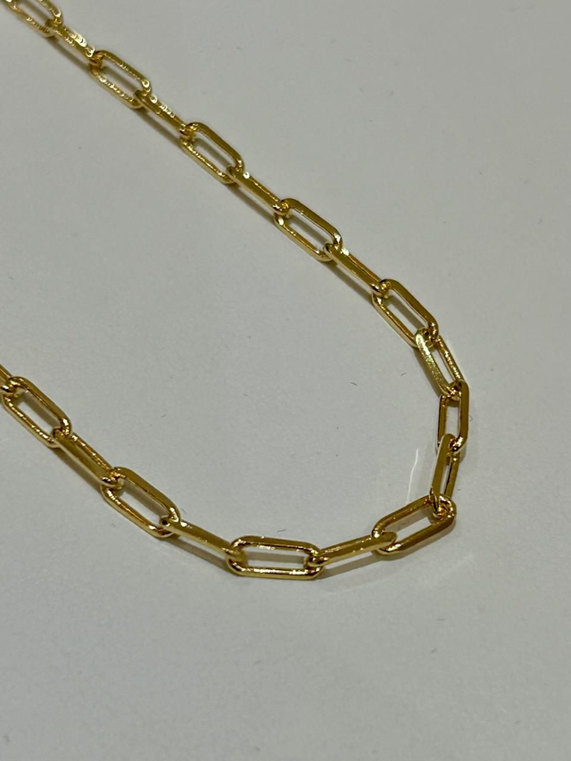 Chocker 35cm modelo elo cartier banhado em ouro 18k