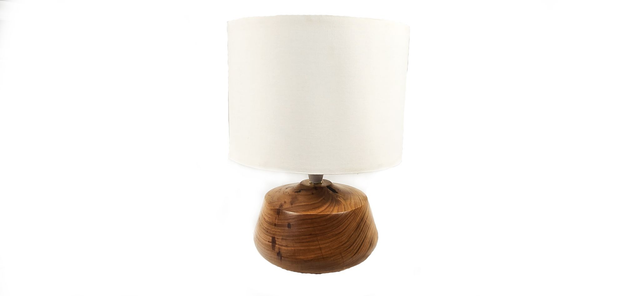MA52 Large Lamp in Cherry by Meyrick Ames, 25x50cm Wood