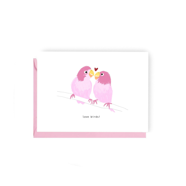 Love Birds - Illustrated Card  