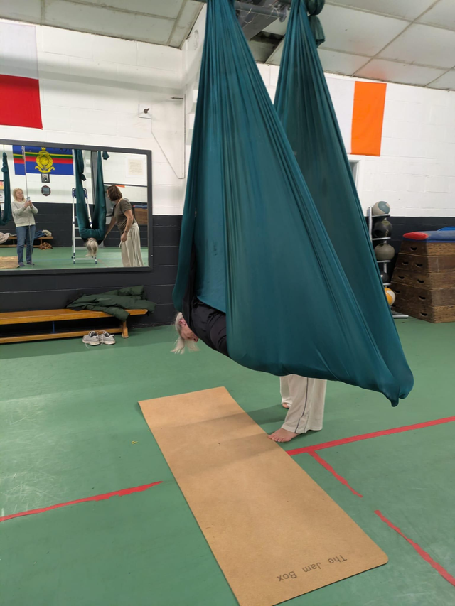 Aerial yoga Fridays 9am