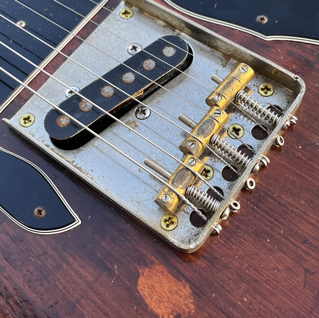 1975 Greco TC-500 WALNUT Telecaster Custom (ORDER Made Fender Japan LAWSUIT ERA) + Brass Saddles + Toploader Bridge + ORIGINAL Hard Case