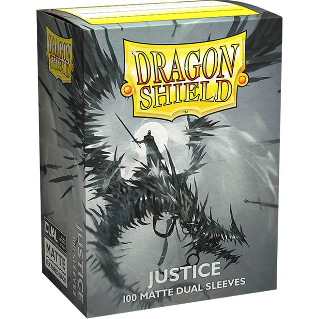 Protectores Dragon Shield Standard Matte Dual 100 Unidades - Justice