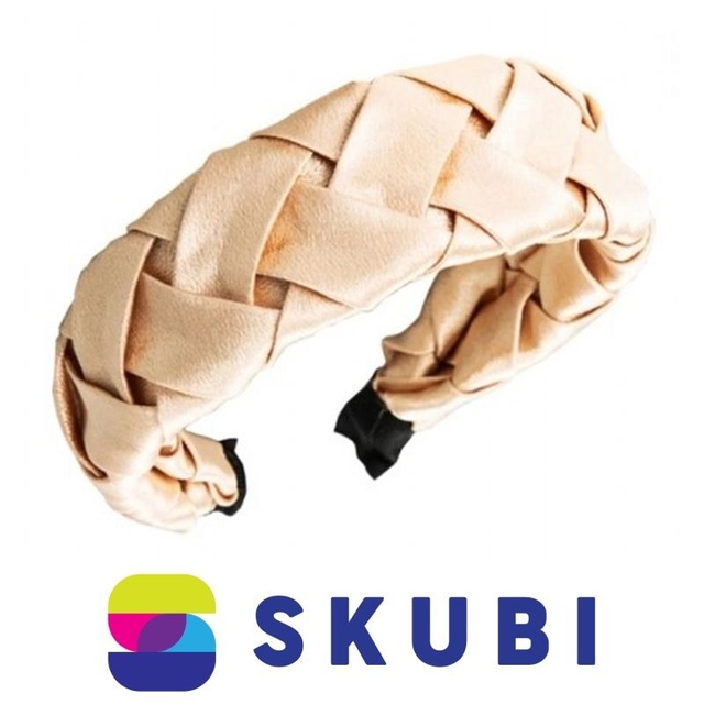 Čelenka do vlasů Elegant splétaná krémová - O410K