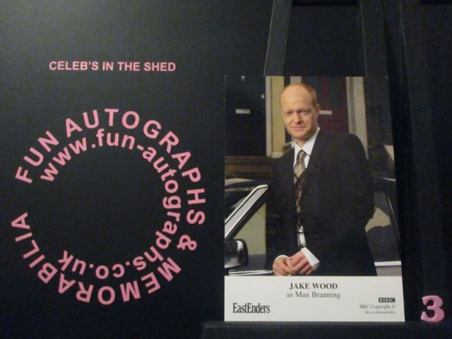 Jake Wood (Max Branning) Authentic Autographed EastEnders 6x4 Cast Card (3)