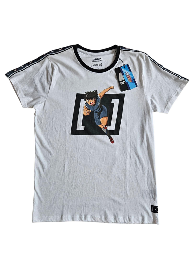 T-shirt Captain Tsubasa/Olive & Tom blanc L