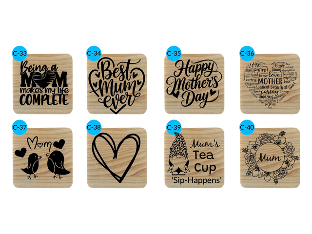 Mum Themed Coaster’s 