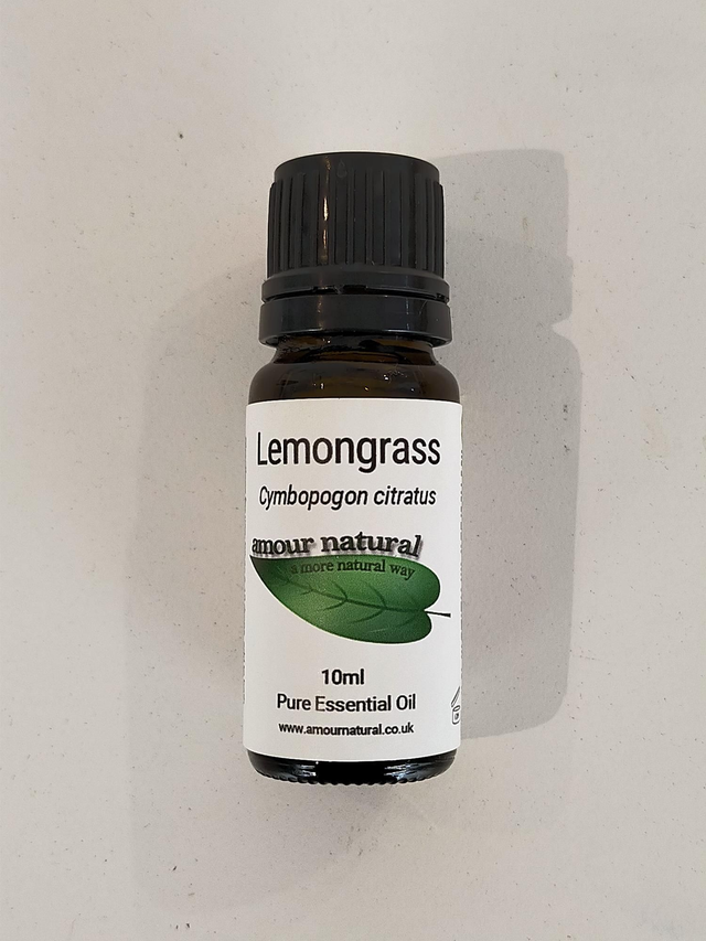 Lemongrass essential oil, organic 10ml (Cymbopogon citratus) LGRORG0010 