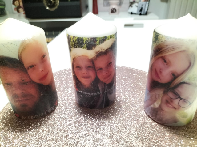 Bougie personnalisé 