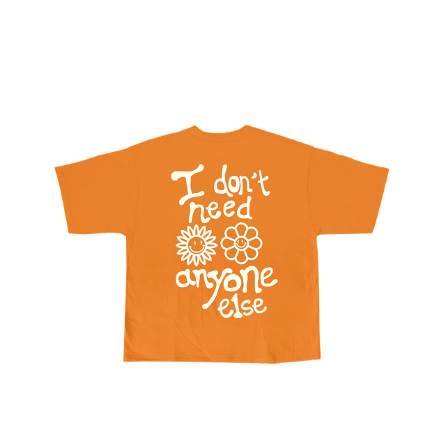 I don&#039;t need anyone else orange