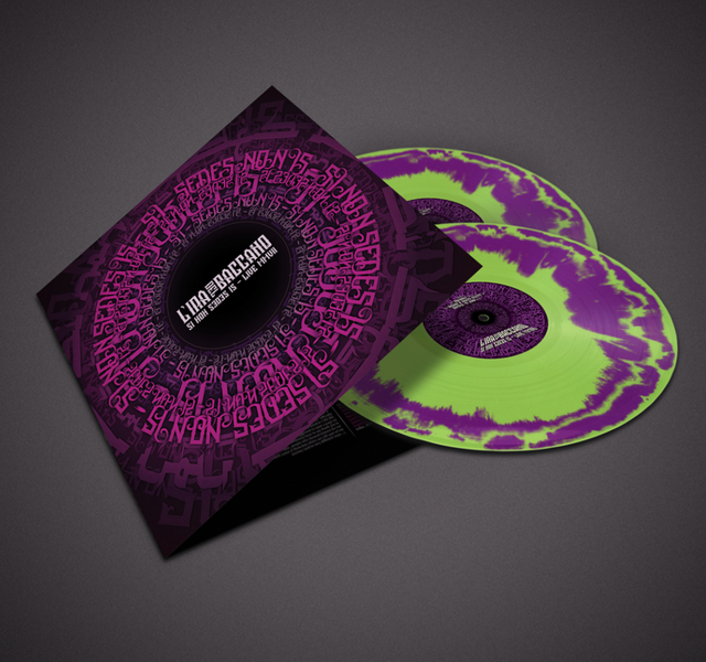 SI NON SEDES IS - Limited Edition DOUBLE Gatefold Vinyl "Burst" green/purple  2019