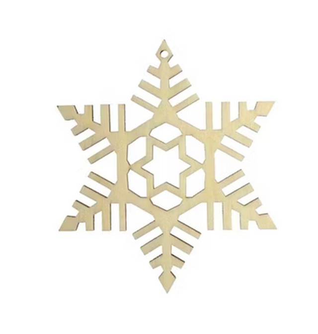 Schneesterne 8cm 3er-Set