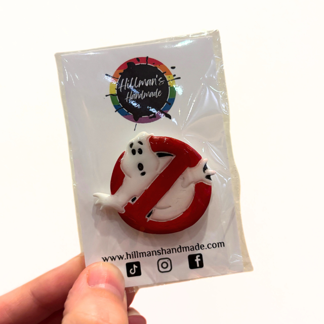 Ghostbusters Logo Pin Badge