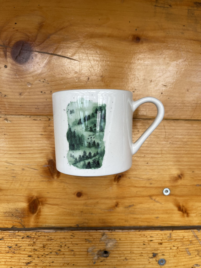 Tasse klassisch klein Wald hoch