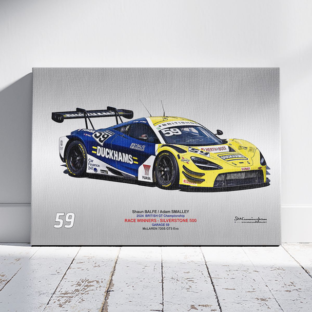 C240410 McLaren Artura GT4 British GT 24 OptimumMotorsport #90 Silverstone 500 GT4 Winners L/E