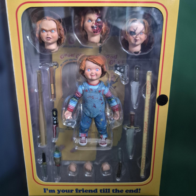 NECA Cult Classics Series 4 Child's Play 3 Chucky - Sealed Yellow Box, Multiple Heads