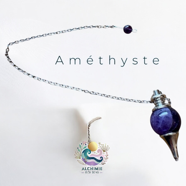 Pendulé sphère Améthyste 4cm