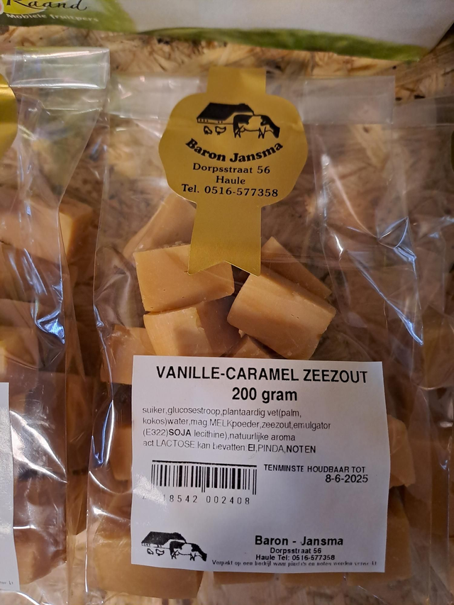 Vanille-caramel zeezout bloks