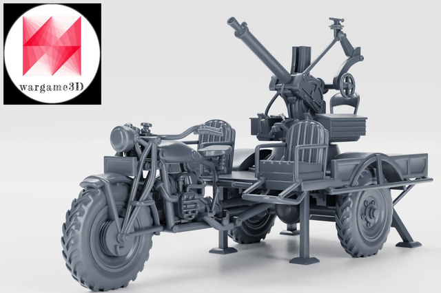 Wargame3D - 1/72 FN Tricar AA version