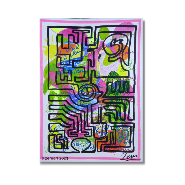 Dessin #052, Série Graffiti