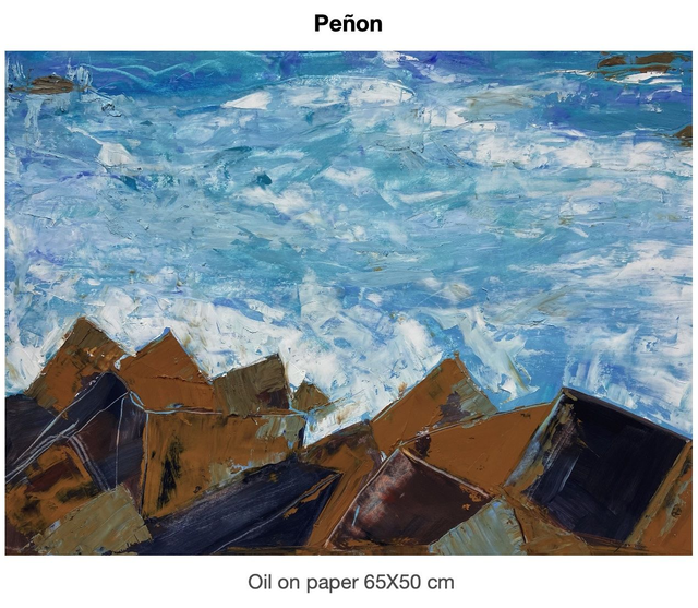 ART OIL ON PAPER - PEÑON 