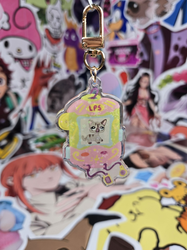 Littlest Pet Shop Tamagotchi Keychain