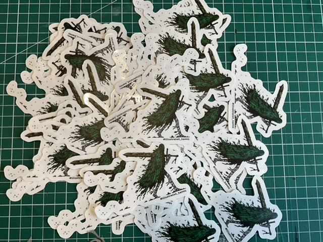 The Green Knight/Y Marchog Gwyrdd Sticker