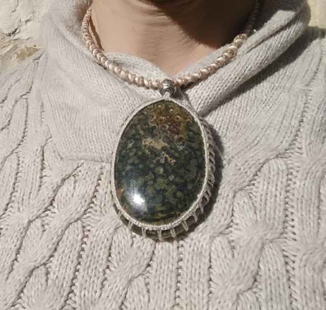 Pendentifs Jaspe Orbiculaire