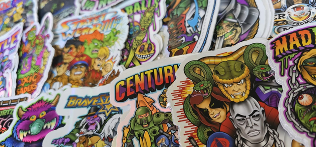 The full set 32 stickers 