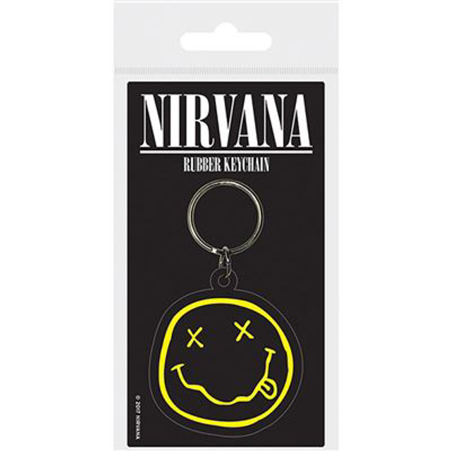 NIRVANA (SMILEY) PVC KEYCHAIN
