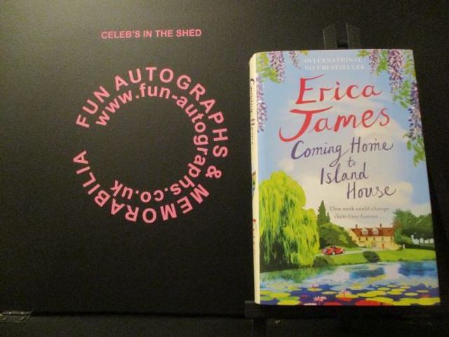 Erica James 'Coming Home To Island House' Authentic Autographed Hardback Book