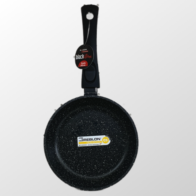 Poêle 20cm BLACK STONE- Tout Feu et INDUCTION