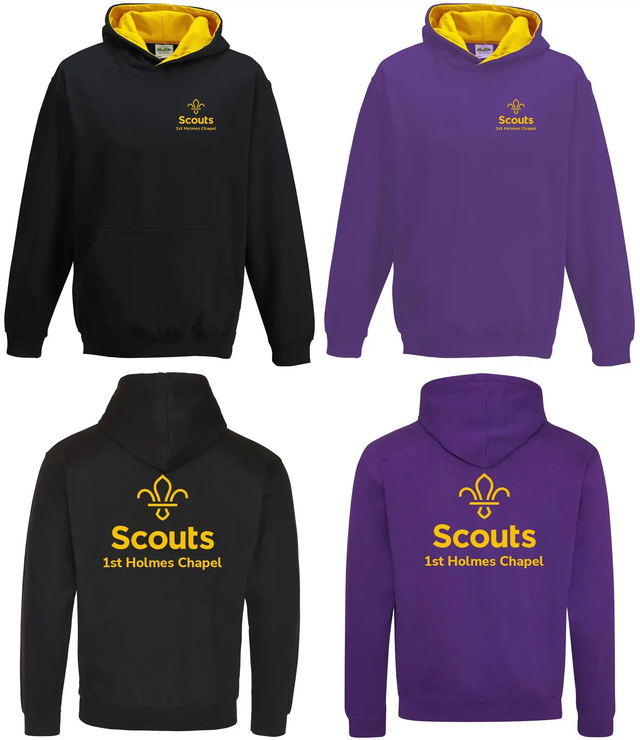 Adult Contrast Hoodie