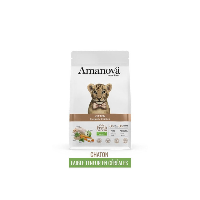 Amanova Croquettes chaton poulet &amp; quinoa