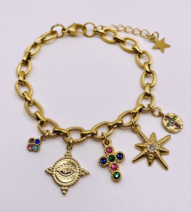 Bracelet charms Santa