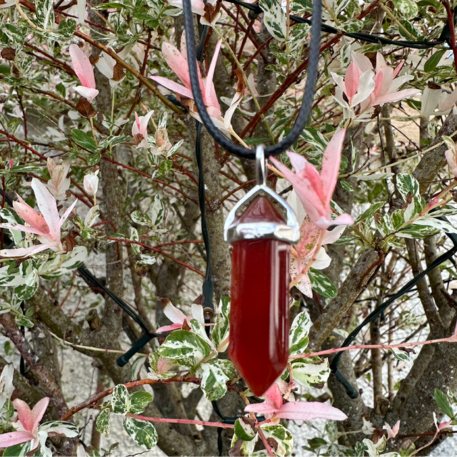 Carnelian Point Pendant 