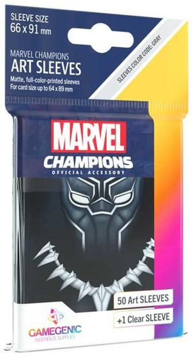 Gamegenic Marvel Champions Art Sleeves - Black Panther