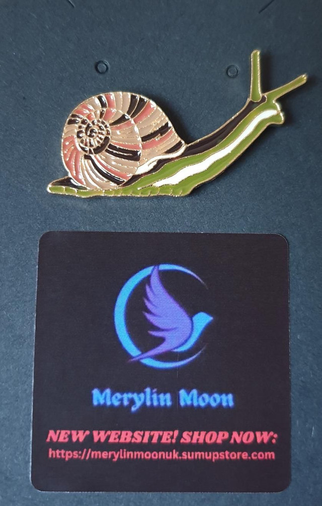 Snail Pin Badge