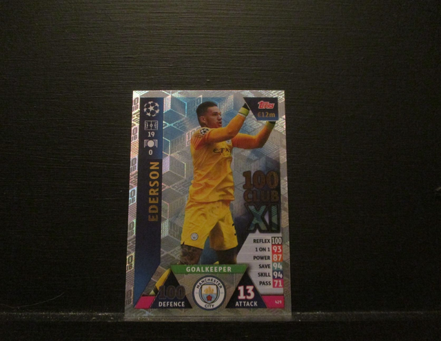 EDERSON - UEFA Champions League Match Attax 2018/19 Original Trading Card #429