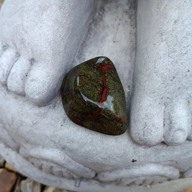 Genuine Dragons Blood Jasper Crystal Tumblestone