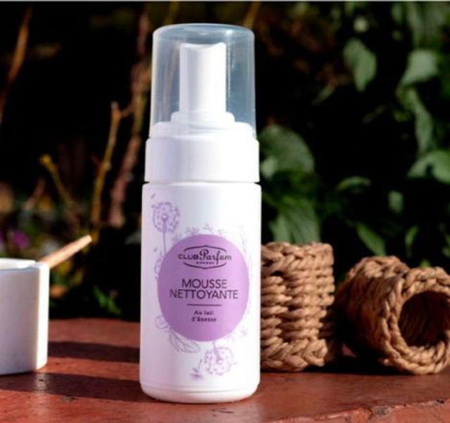 MOUSSE NETTOYANTE 100ml au lait d&#039;ânesse