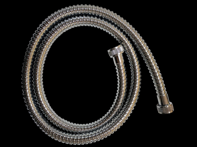 Flessibile doccia in acciaio cromato cm. 120