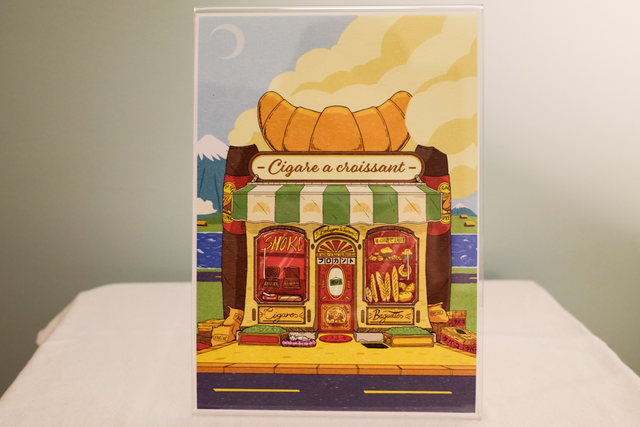 Print A5 - Cigare a croissant