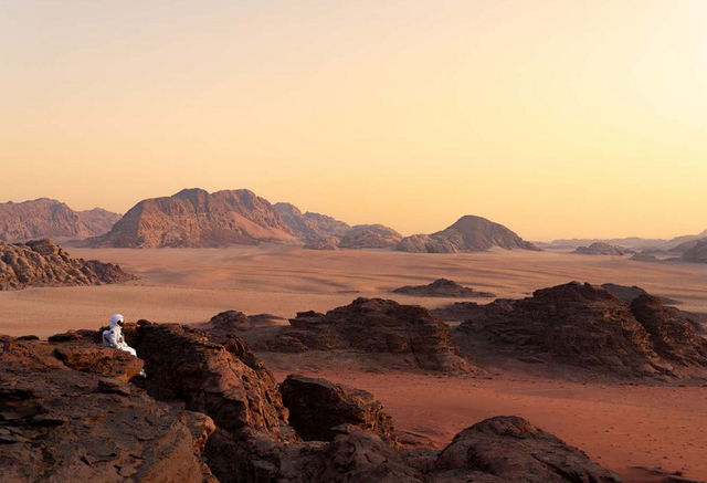 Sunset on Mars   90x60