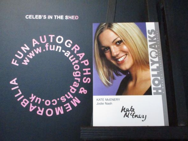 Kate McEnery (Jodie Nash) Original Pre-Print Hollyoaks 6x4 Cast Card