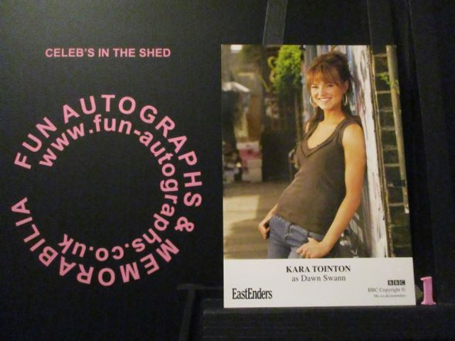 Kara Tointon (Dawn Swann) Original EastEnders Cast Card (1)