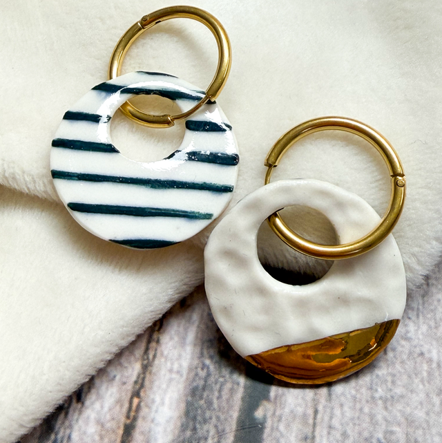 Les RÉVERSIBLES, boucles d’oreilles 