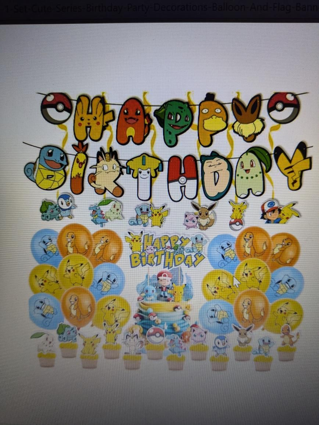 Paquet déco anniversaire 