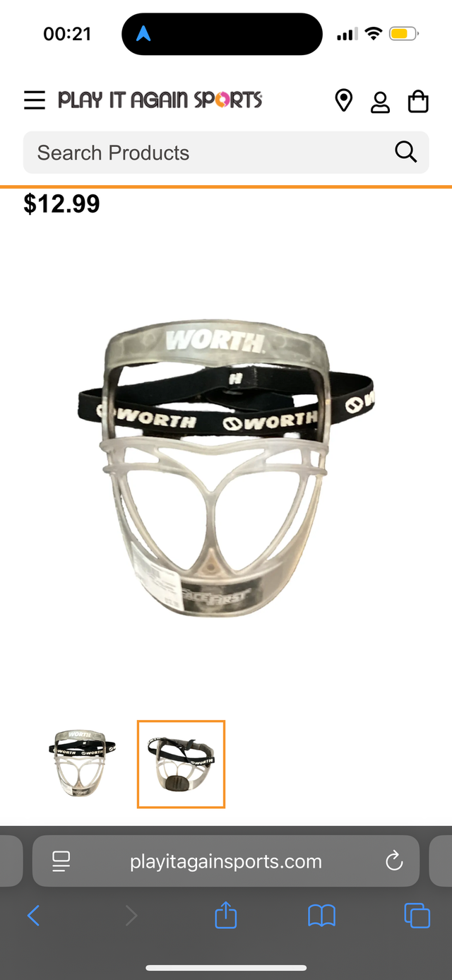 Worth Face First mask